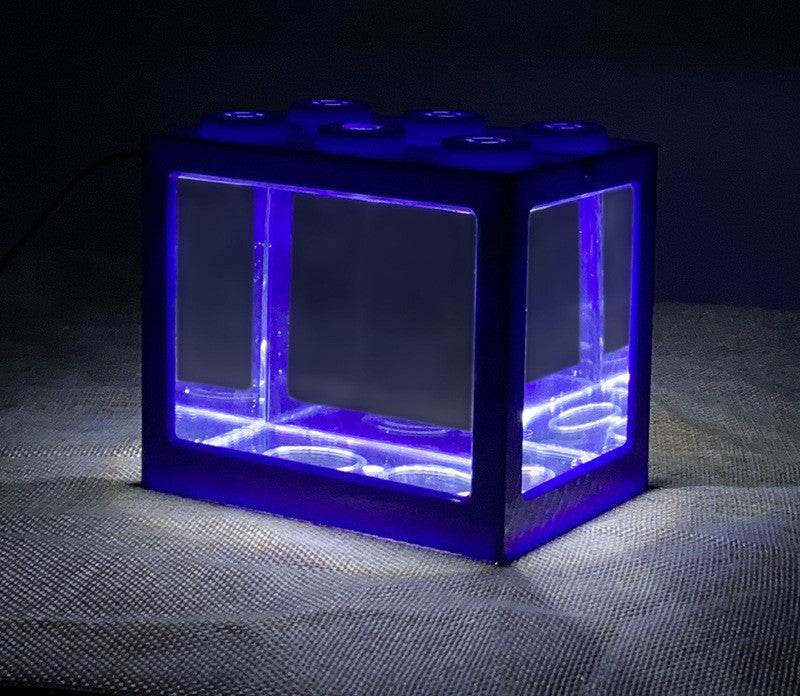 Small Building Block Box Fish Tank Special Fish Tank For Thai Fighting Fish - Mubimart