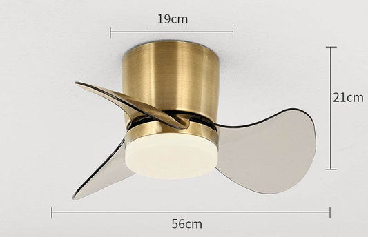 Small Size Aisle Balcony Ceiling Fan Light - Mubimart