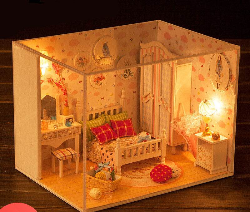 Small house model assembled villa house toy - Mubimart