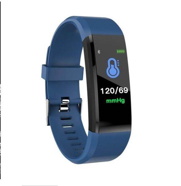 Smart Bracelet With Bluetooth Wristband Heart Rate Monitor Watch Activity Fitness Tracker - Mubimart