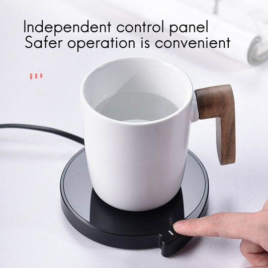 Smart Coffee Mug Cup Warmer For Office Home With Three Temperature Waterproof Thermostatic Heat Cup Pad - Mubimart