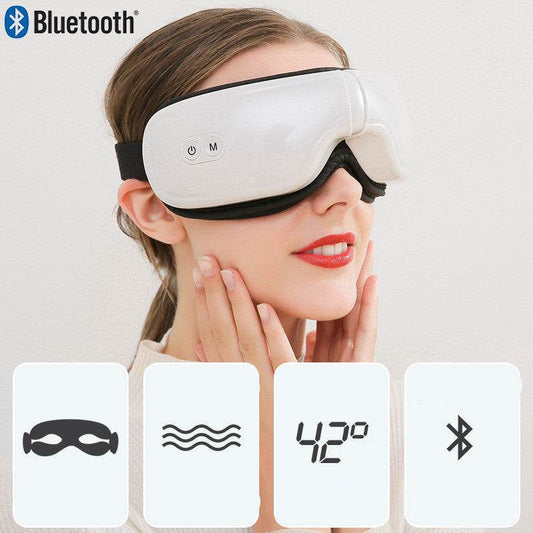 Smart Eye Massager Hot Compress Eye Mask - Mubimart