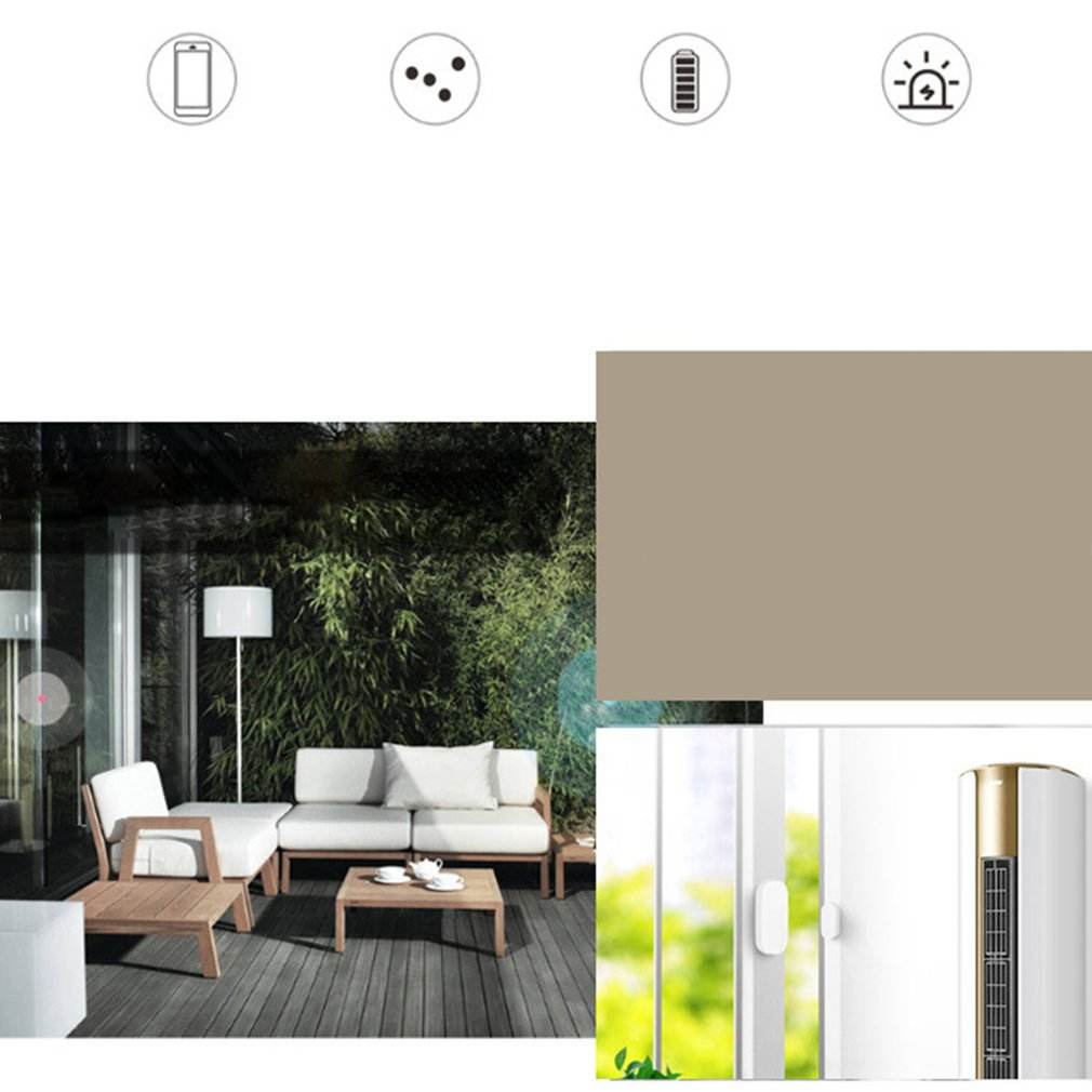 Smart Home Door Magnetic WiFi Remote Alarm Reminder - Mubimart
