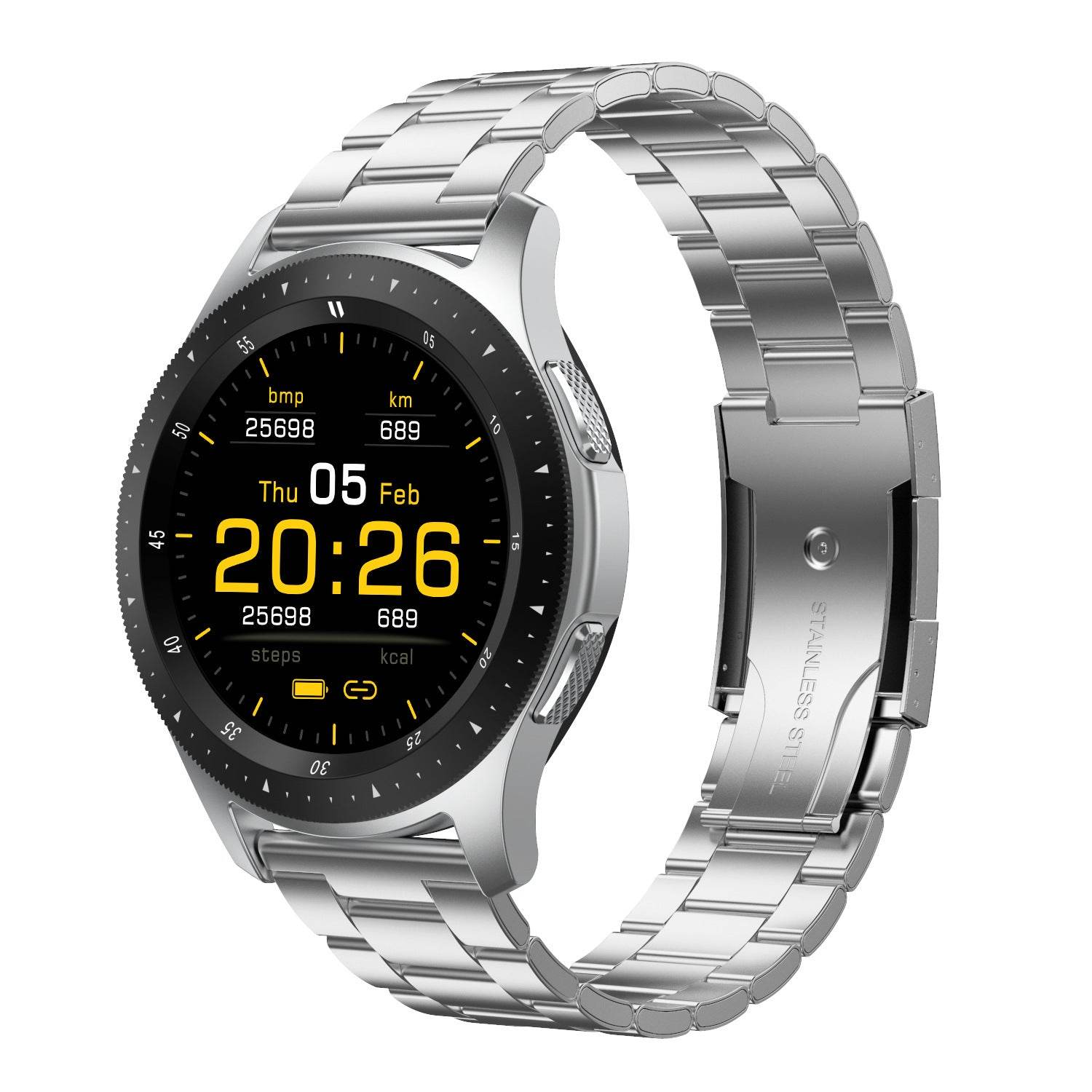 Smart Watch Bluetooth Call Fitness Tracker Waterproof - Mubimart