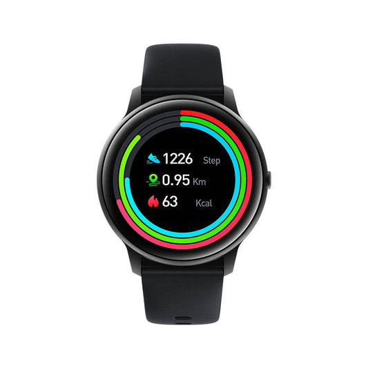 Smart Watch IMILAB KW66 Men Bluetooth IP68 Waterproof Sport Fitness Tracker-Black - Mubimart