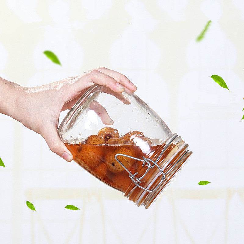 Snap glass sealed jar - Mubimart