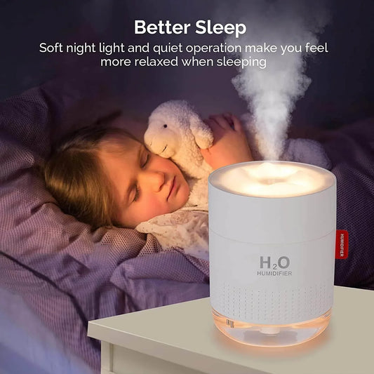 Snow-Mountain-Humidifier-Mini-Portable-500m-Cool-Mist-Desktop-Personal-Air-Ultrasonic-Diffuser-With-Romantic-Night-Lamp-Mubimart-3441 - Mubimart