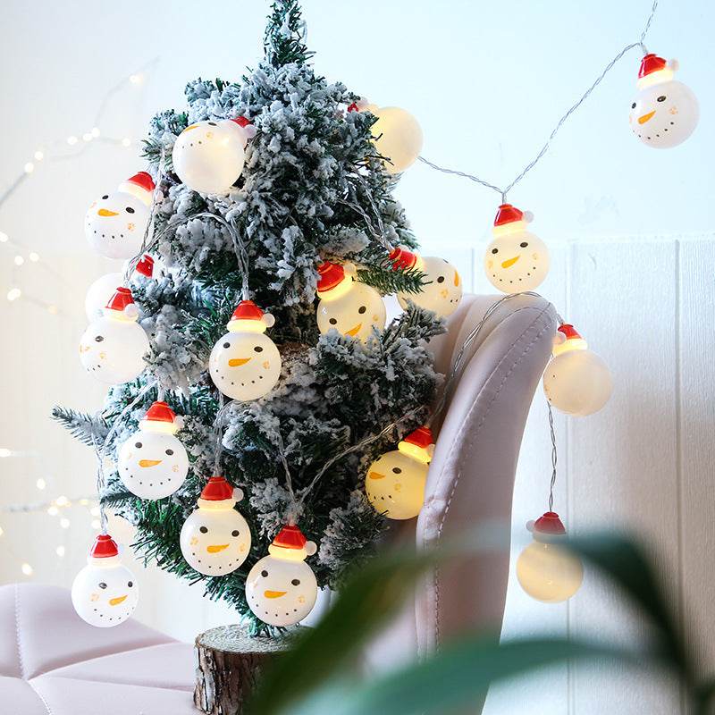 Snowman string lights Christmas lights decoration lights - Mubimart