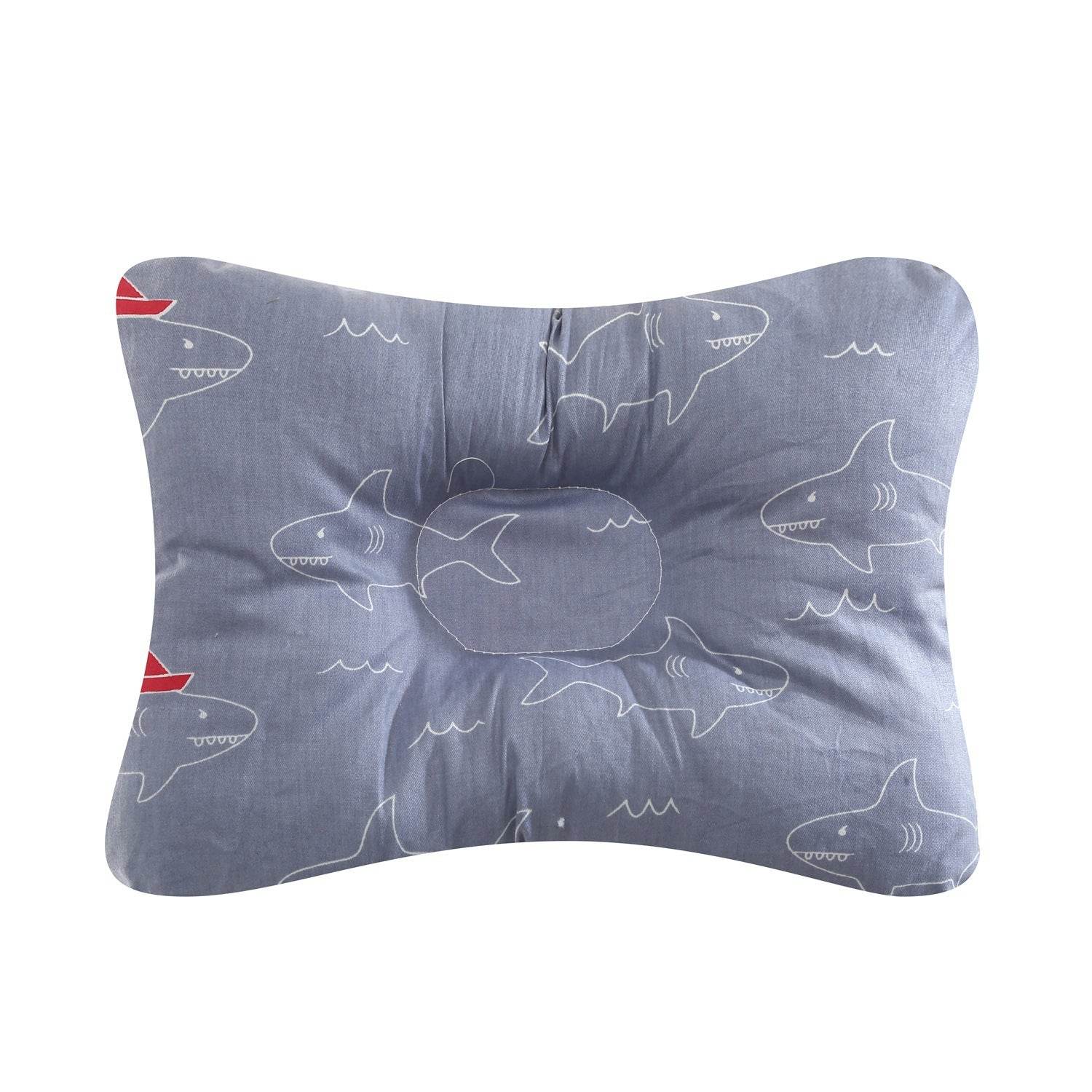 Soft Cotton Shaping Kids Pillow Travel Neck Pillow Toddler Baby Kids Sleep Pillow - Mubimart