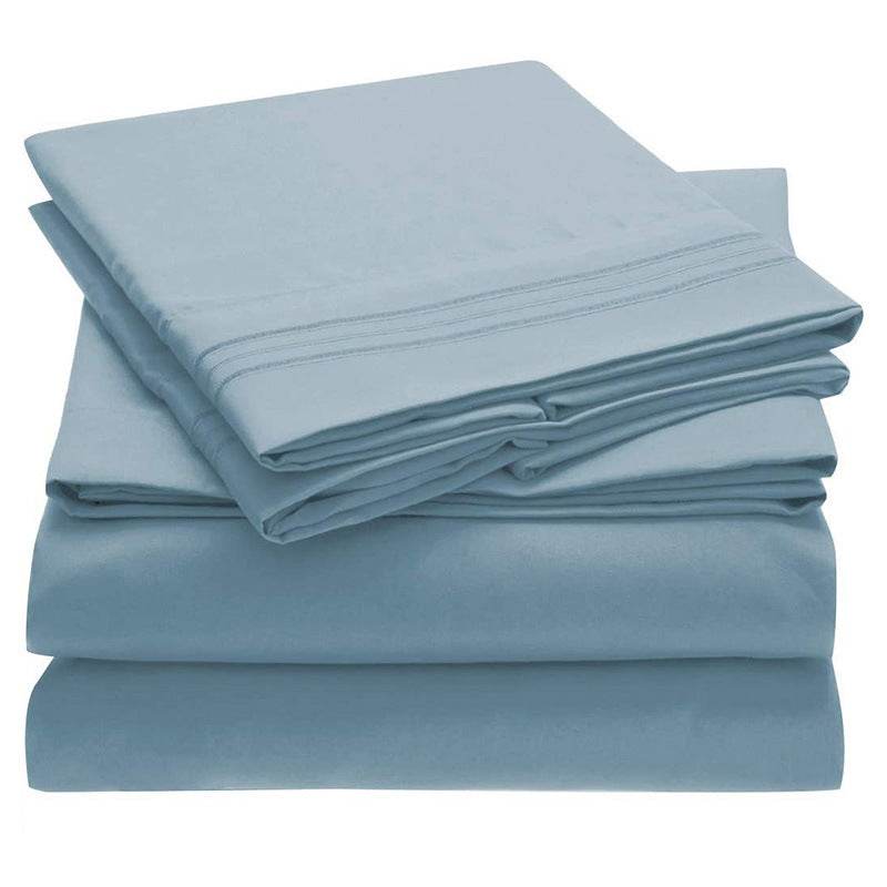 Solid Color Bed Sheet Sanding - Mubimart