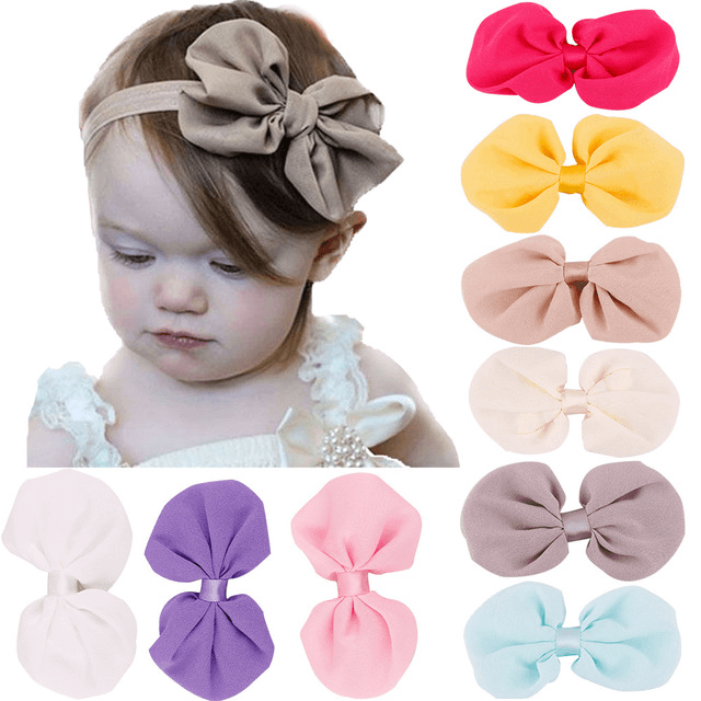 Solid color baby hair band - Mubimart
