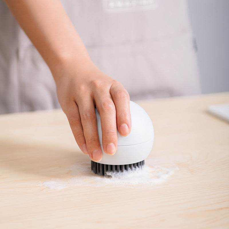 Spherical Standing Pot Brush Does Not Damage The Surface Kitchen Brush Simple Shape Dish Washing Utensil Brush - Mubimart