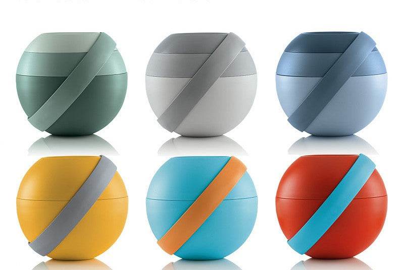 Spherical lunch box fresh-keeping box lunch box - Mubimart