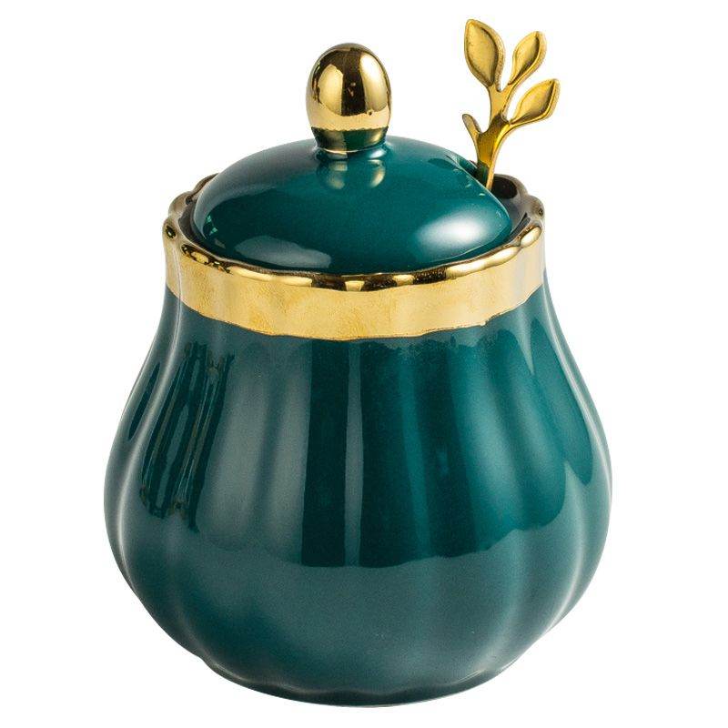 Spice jar ceramic seasoning jar - Mubimart