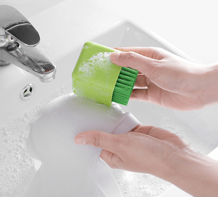 Square Potted Silicone Kitchen Washing Bowl Dish Laundry Clothes Cleaning Brush - Mubimart