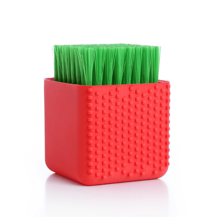 Square Potted Silicone Kitchen Washing Bowl Dish Laundry Clothes Cleaning Brush - Mubimart