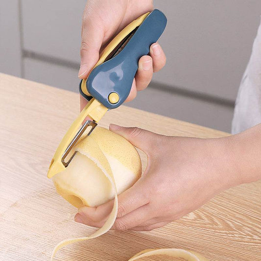 Stainless Steel Apple Peeler Fruit Knife Multifunction Paring Knife Kitchen Potato Peeler Peeling And Scraping Peeler - Mubimart