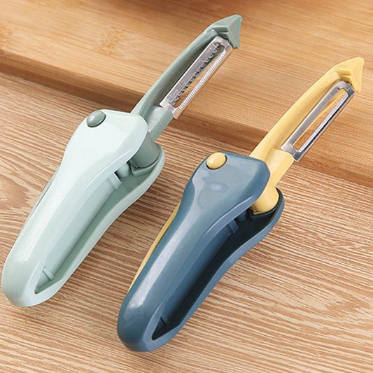 Stainless Steel Apple Peeler Fruit Knife Multifunction Paring Knife Kitchen Potato Peeler Peeling And Scraping Peeler - Mubimart