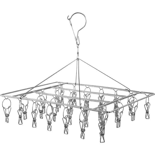 Stainless Steel Drying Rack Clothes Rack Household Multifunctional - Mubimart