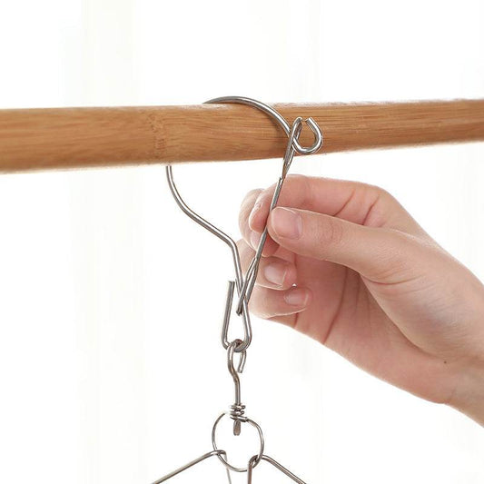 Stainless Steel Drying Rack Clothes Rack Household Multifunctional - Mubimart