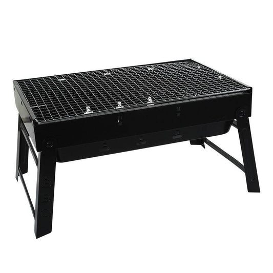 Stainless Steel Folding Barbecue Grill Charcoal Grill Korean Skewers Grill - Mubimart
