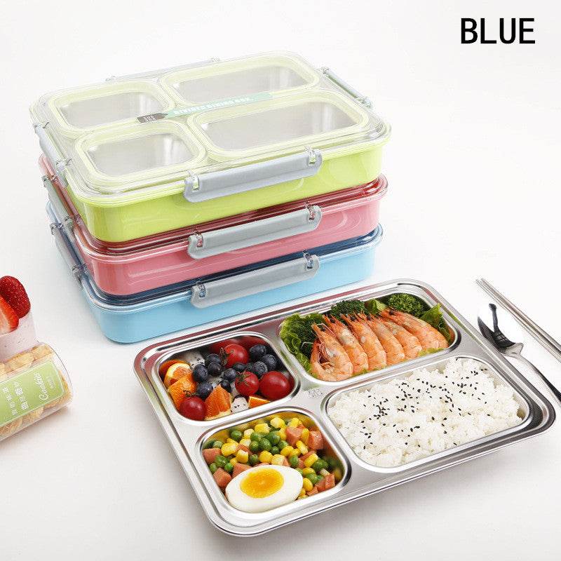 Stainless Steel Insulated Lunch Box Elementary School Children - Mubimart