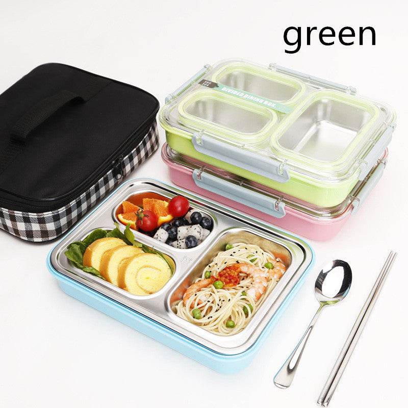 Stainless Steel Insulated Lunch Box Elementary School Children - Mubimart