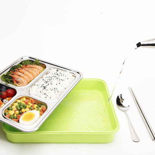 Stainless Steel Insulated Lunch Box Elementary School Children - Mubimart