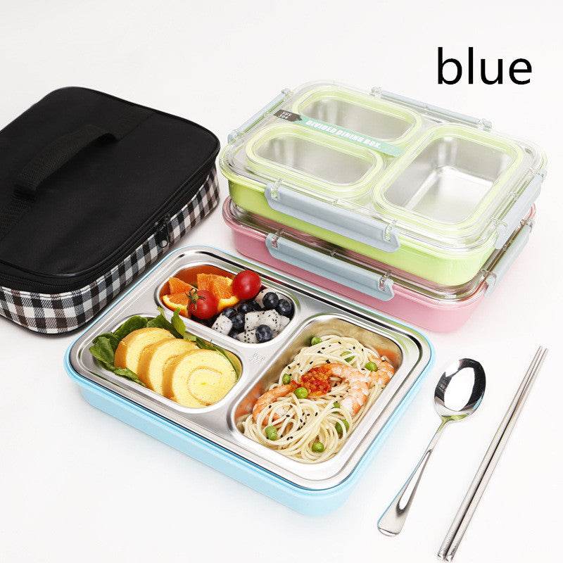 Stainless Steel Insulated Lunch Box Elementary School Children - Mubimart