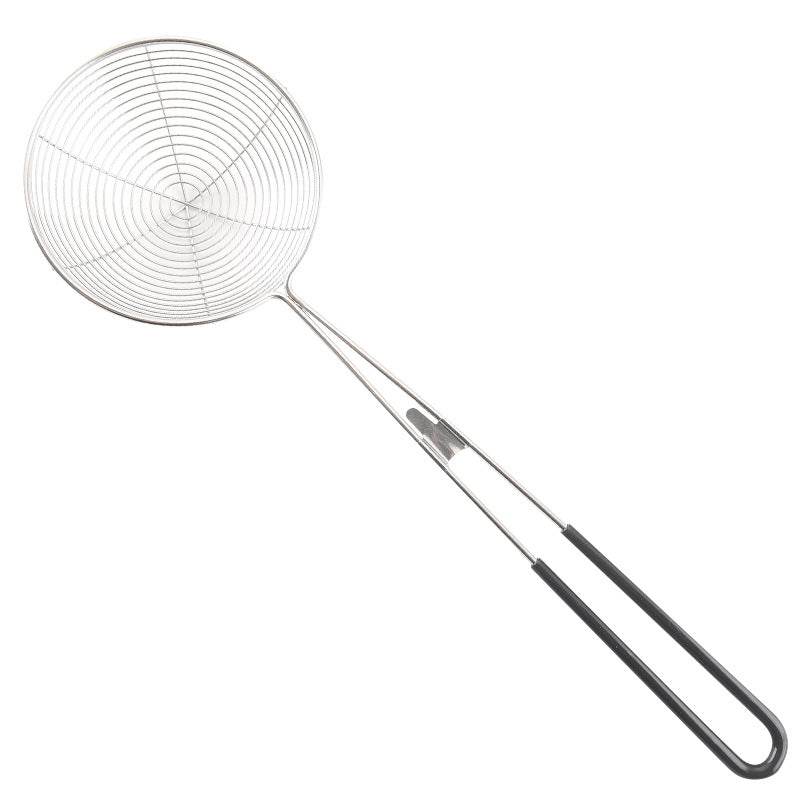 Stainless Steel Pearl Milk Tea Colander Hot Pot Colander Silicone Small Wire Drain - Mubimart