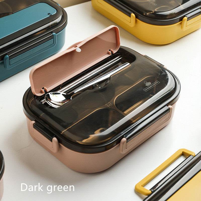 Stainless Steel Primary School Lunch Box Student Special Compartment - Mubimart