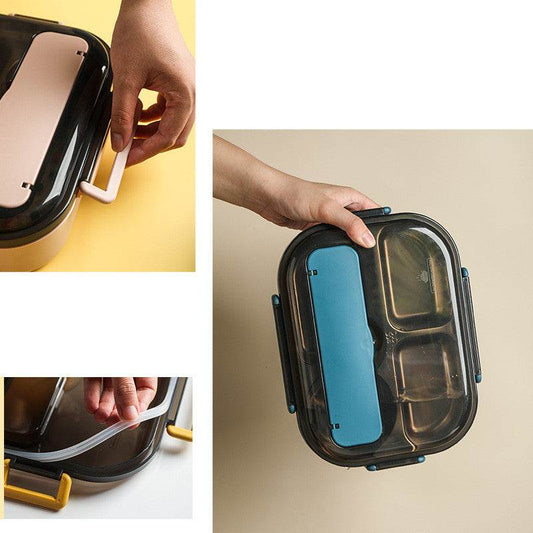 Stainless Steel Primary School Lunch Box Student Special Compartment - Mubimart