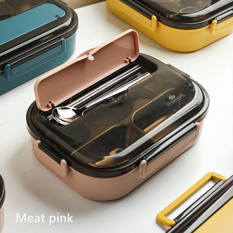 Stainless Steel Primary School Lunch Box Student Special Compartment - Mubimart
