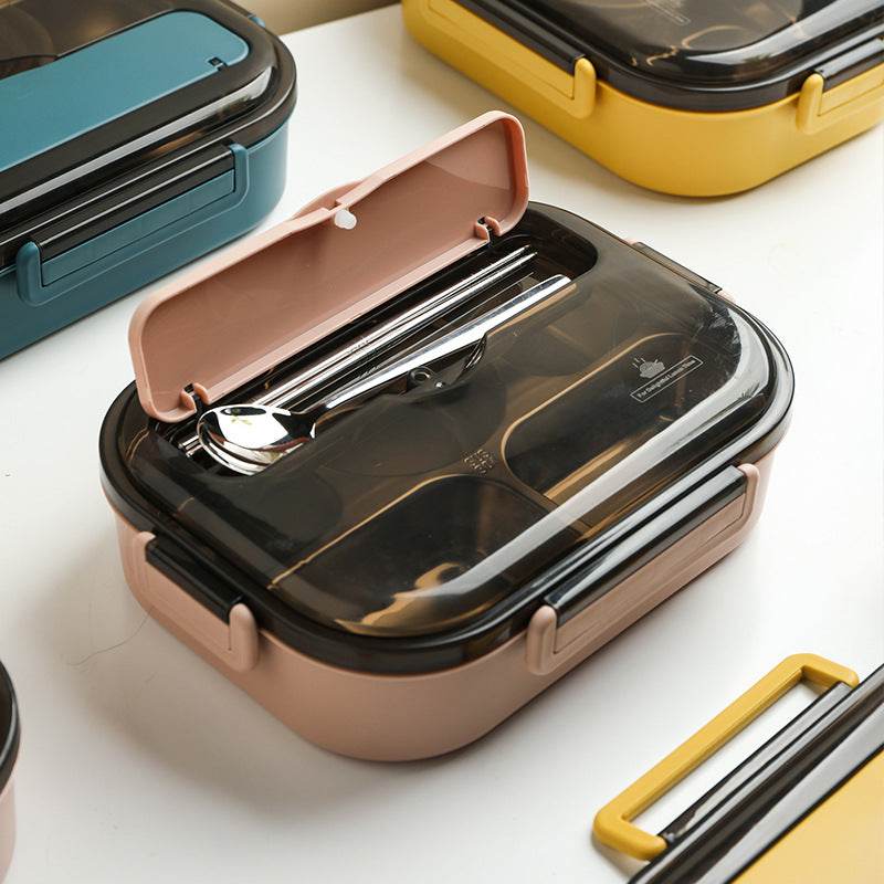 Stainless Steel Primary School Lunch Box Student Special Compartment - Mubimart