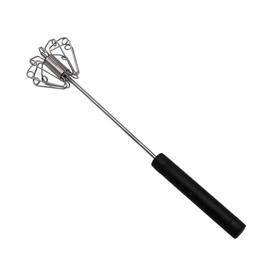 Stainless Steel Semi-automatic Whisk 10 Inch - Mubimart