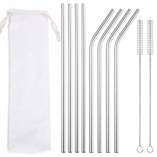 Stainless Steel Straws, Creative Colorful Metal Beverages - Mubimart