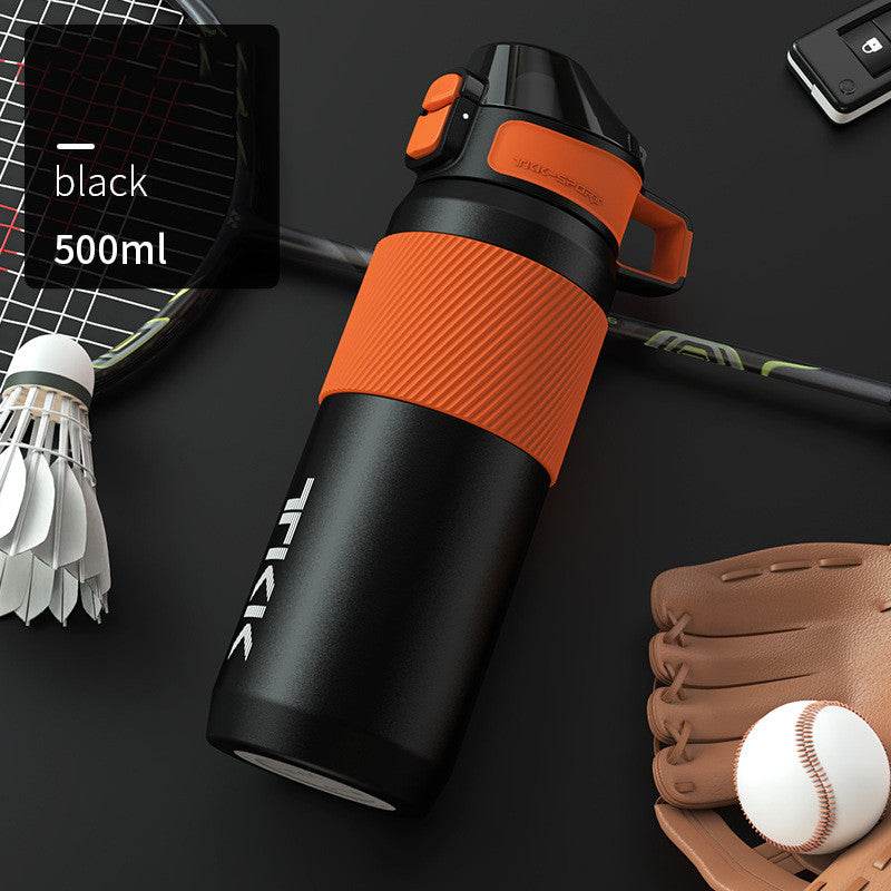 Stainless Steel Thermal Insulation Outdoor Portable Large Capacity Straw Cup - Mubimart