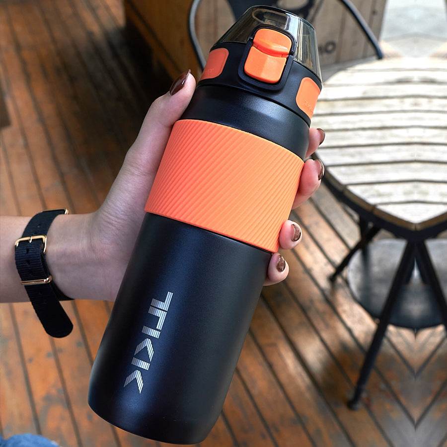 Stainless Steel Thermal Insulation Outdoor Portable Large Capacity Straw Cup - Mubimart