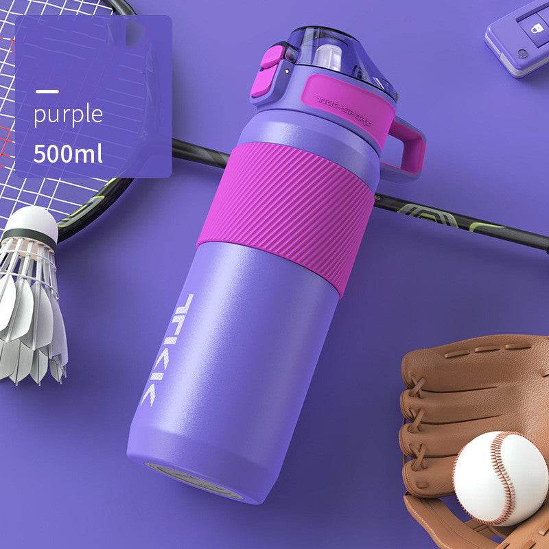 Stainless Steel Thermal Insulation Outdoor Portable Large Capacity Straw Cup - Mubimart