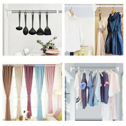 Stainless steel curtain rod - Mubimart