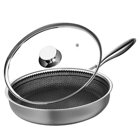 Stainless steel frying pan - Mubimart