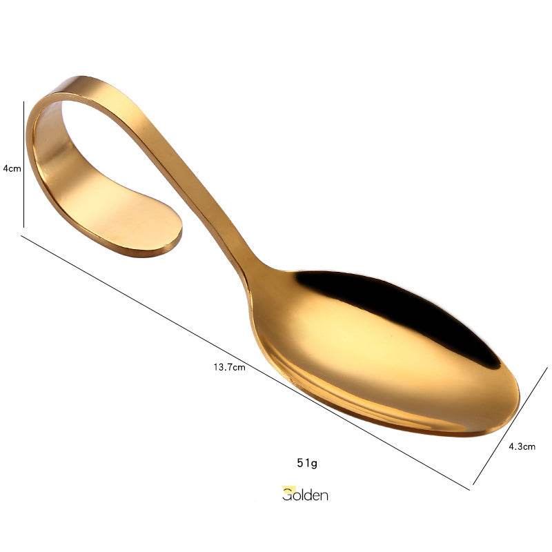 Stainless steel serving spoon cutlery - Mubimart