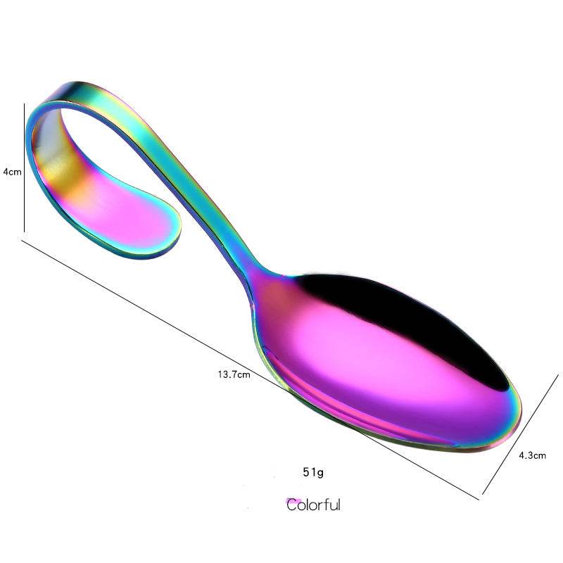 Stainless steel serving spoon cutlery - Mubimart