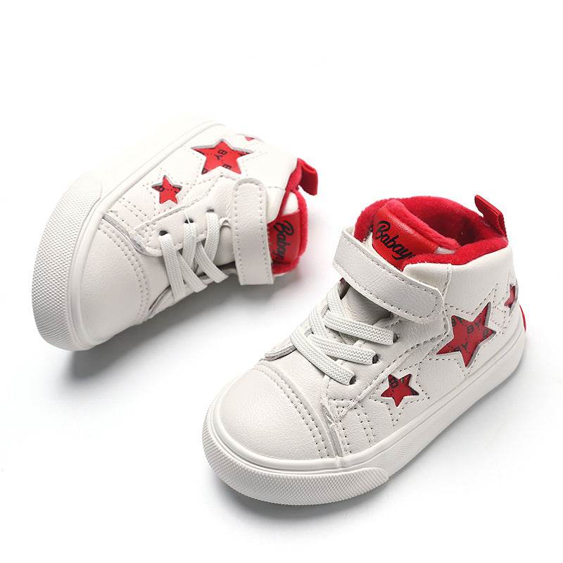Stars Toddler Shoes Warm Cotton Shoes Sneakers - Mubimart