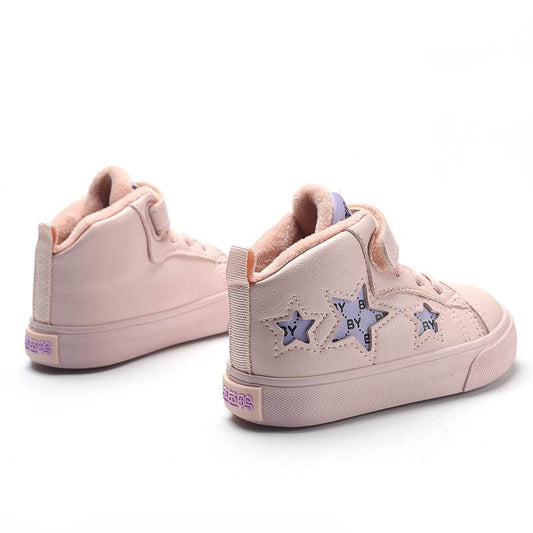 Stars Toddler Shoes Warm Cotton Shoes Sneakers - Mubimart