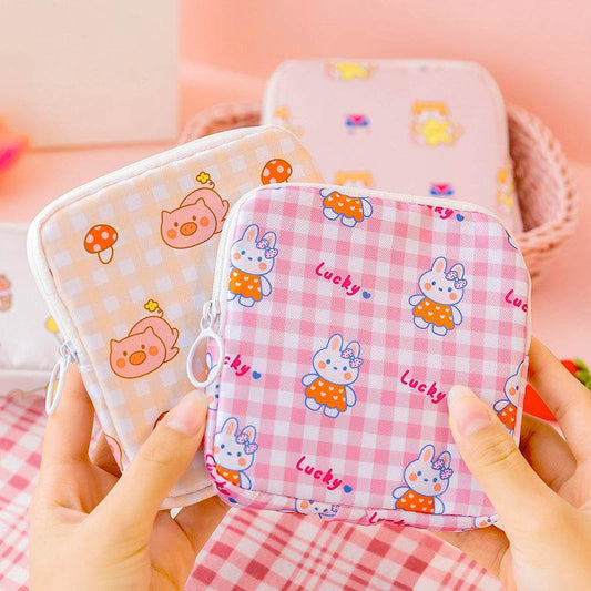 Storage Student Portable Large Capacity Tampon Small Pack Month Bag - Mubimart