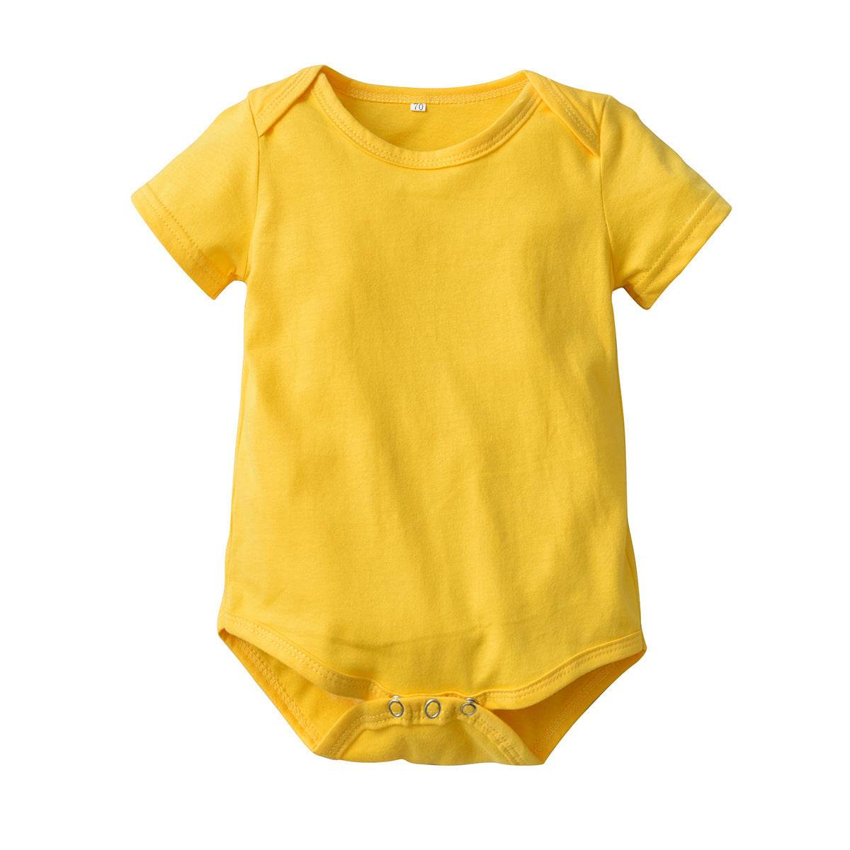Summer Korean Unisex Cotton Short-sleeved Baby Boy - Mubimart