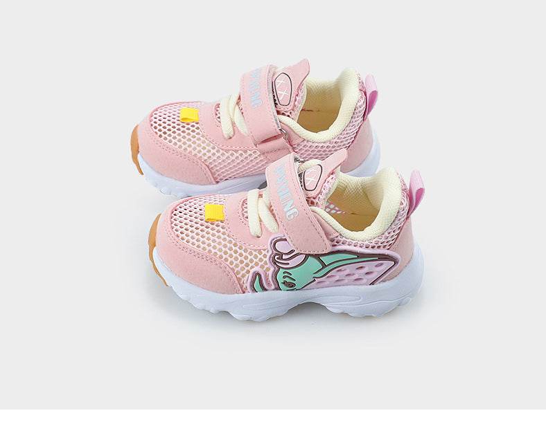 Summer New 1-2 Years Old Baby Sports Shoes Baby Functional Shoes Men and Women Mesh Breathable Children's Shoes - Mubimart