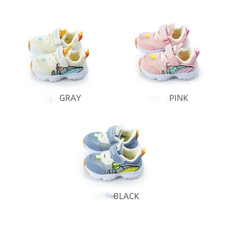 Summer New 1-2 Years Old Baby Sports Shoes Baby Functional Shoes Men and Women Mesh Breathable Children's Shoes - Mubimart
