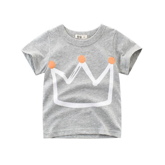 Summer New Boys' Short Sleeve T-shirt Children's T-shirt - Mubimart
